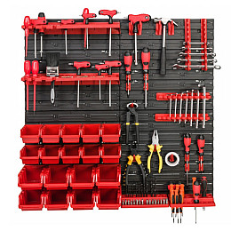 Панель для інструментів Kistenberg 78 * 78 см + 18 контейнерів