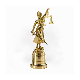 Cтатуетка Феміда Virtus Figure Justice Small бронза 26 x 7,5 см (1340)