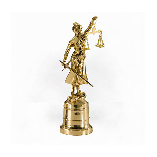 Cтатуетка Феміда Virtus Figure Justice Small бронза 26 x 7,5 см (1340)