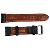 Ремінець для годинника Mykhail Ikhtyar шкіряний Ш22 мм Чорний (S620-22S black)
