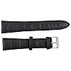 Ремінець для годинника Mykhail Ikhtyar шкіряний Ш22 мм Чорний (S648-22S Black)