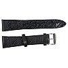 Ремінець для годинника Mykhail Ikhtyar шкіряний Ш22 мм Чорний (S648-22S Black)