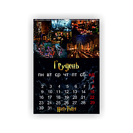 Календар Гаррі Поттер перекидний на 2024 рік Vivay