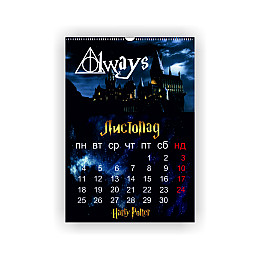 Календар Гаррі Поттер перекидний на 2024 рік Vivay