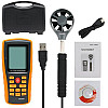 Анемометр професійний USB 0,3-45м/с, 0-45°C BENETECH GM8902X