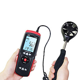 Анемометр професійний USB 0,3-45м/с, 0-45°C BENETECH GT8907