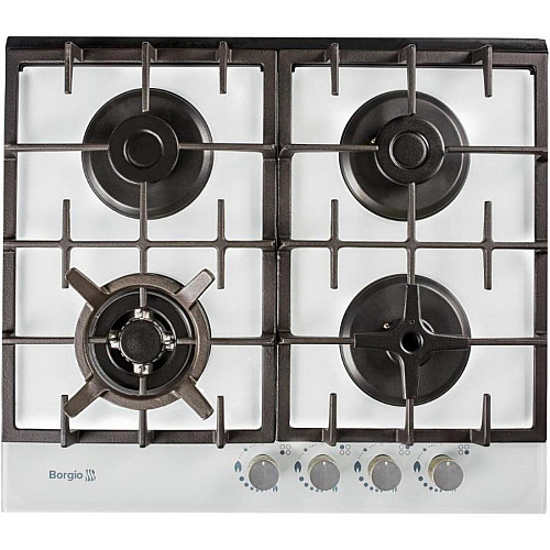 Варочна поверхня Borgio 6272-18 (Біле скло) FFD