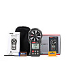 Анемометр крыльчатый USB, Bluetooth 0,3-30м/с, -10-45°C WINTACT WT87B