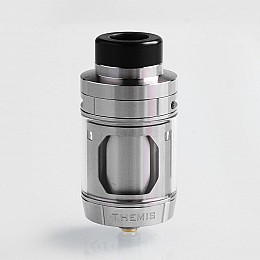 Атомайзер Digiflavor Themis RTA Dual/Single Coil Срібний (AJ_GigTHstS)