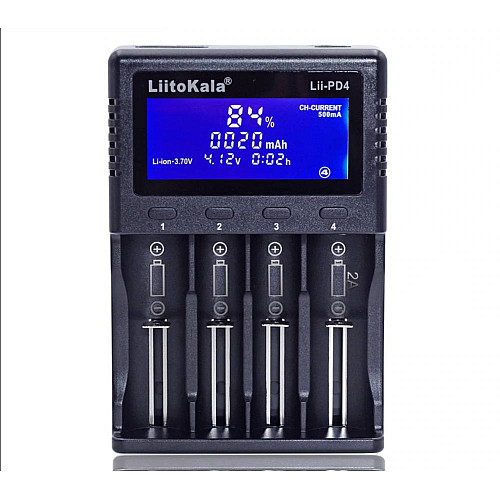 Зарядний пристрій LiitoKala Lii-PD4 LCD (AJ-lip4)