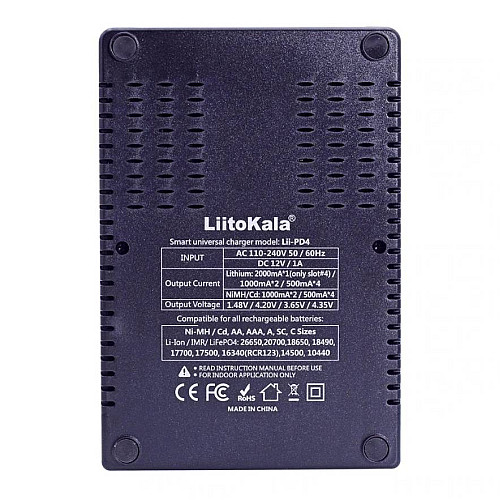 Зарядний пристрій LiitoKala Lii-PD4 LCD (AJ-lip4)