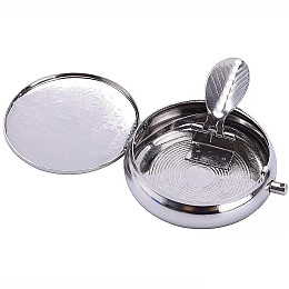 Пепельница Карманная Champ Metal Pocket Ashtray Серая (40448069)