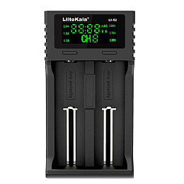 Зарядний пристрій для акумуляторів Liitokala Lii-S2 118х63х30 мм Чорний