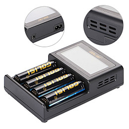 Зарядний пристрій Golisi S4 Smart Battery Charger Black (az015-hbr)