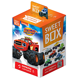 Мармелад з іграшкою в коробочці Sweet Box Вспиш і чудо-машинки