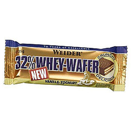 Протеїнові вафлі 32% Whey Wafer Bar Weider 35 г Ванільний йогурт (14089002)