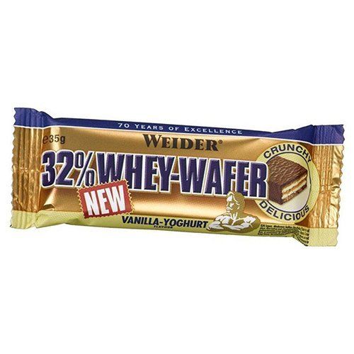 Протеїнові вафлі 32% Whey Wafer Bar Weider 35 г Ванільний йогурт (14089002)