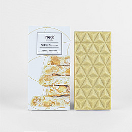 Шоколад крафтовий Ineo products білий з кокосом та арахісом 8 шт