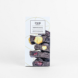 Шоколад крафтовий Ineo products чорний з вишнею та фундуком 8 шт