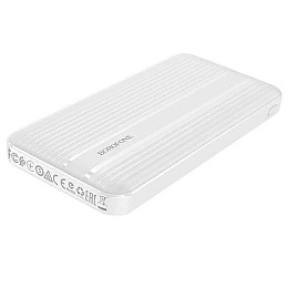 Портативное зарядное устройство Power Bank Borofone BJ9 10000 mAh быстрая зарядка Белый