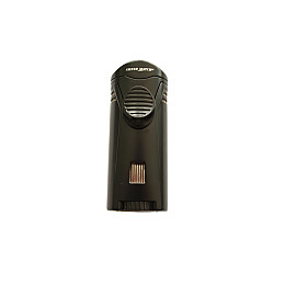 Зажигалка газовая турбо для сигар Silver Match Debden Blueflame Cigar Holder Черная (40674262)
