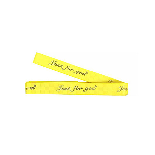 Лента декоративная Lesko PPW DD003 Just For You 2 м Yellow