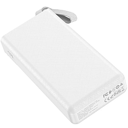 УМБ портативное зарядное Power Bank HOCO J73 30000mAh 2USB White