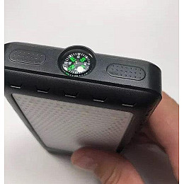 Портативная зарядка Power Bank Metal Led Solar 90000 mah