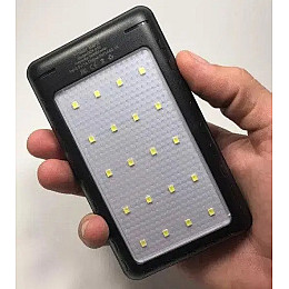 Портативная зарядка Power Bank Metal Led Solar 90000 mah