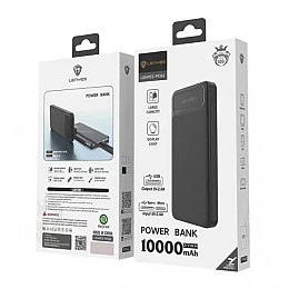 Внешний аккумулятор Power bank Lenyes PX162 10000 Mah Чёрный