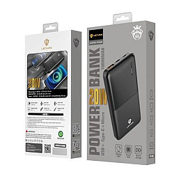 Внешний аккумулятор Power bank Lenyes PX166D 10000 mAh 20W (USB+Type-C+Micro)