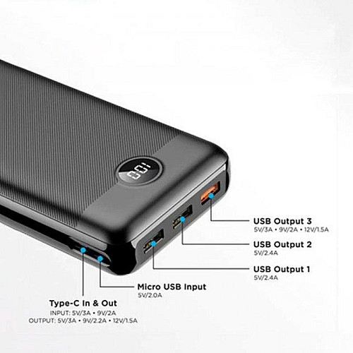 Внешний аккумулятор Power Bank Veger L30 30000mAh