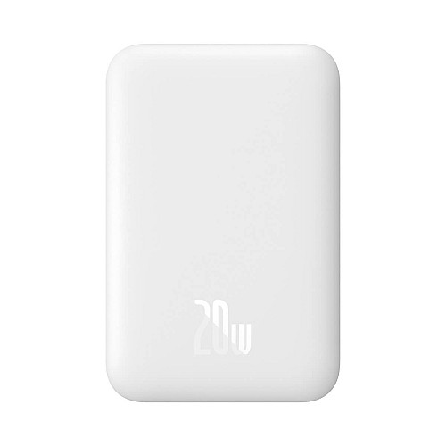 Внешній акумулятор Baseus з MagSafe 6000 mAh PPCXW06 Білий