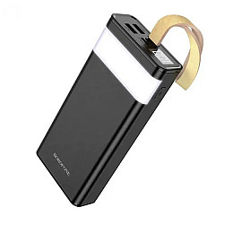 УМБ BOROFONE Coolmy power bank BJ18 20000mAh 2USB/1Type-C 2A с лампой черное