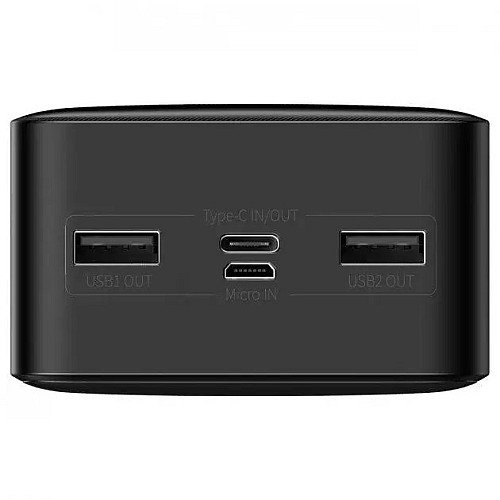 УМБ Power Bank BASEUS Bipow PPDML-K01 30000mAh 2USB, Type-C 3A 15W QC черный