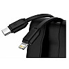 УМБ повербанк Power Bank BASEUS Elf PPJL010001 10000mAh 22.5W QC, со встроенными Lightning и Type-C