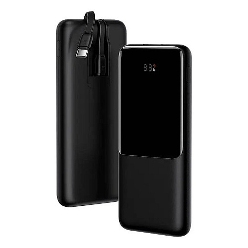 УМБ повербанк Power Bank BASEUS Elf PPJL010001 10000mAh 22.5W QC, со встроенными Lightning и Type-C