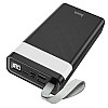 УМБ Power Bank HOCO J73 30000mAh 2USB Type-C Lightning 2A черное