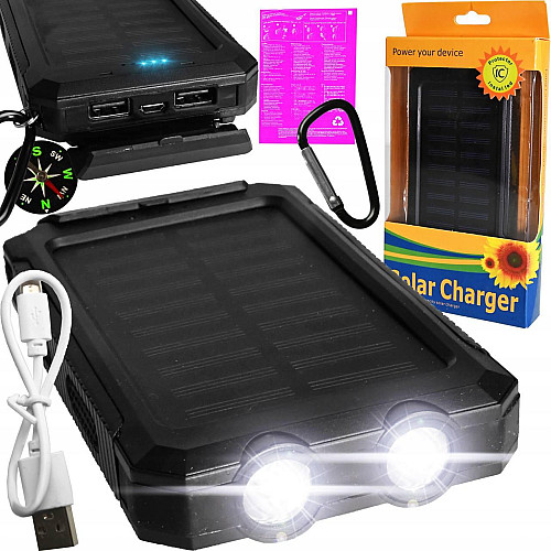Универсальная батарея Solar POWEBANK ARMORED 20 000 mAh Black