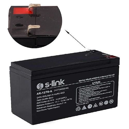 Аккумуляторная батарея S-Link Ak-1270-A 12V