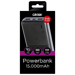 УМБ Grixx 15000 mAh Black