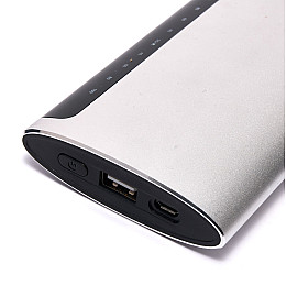 Портативний зарядний пристрій Wonder 18000mah сірий металік