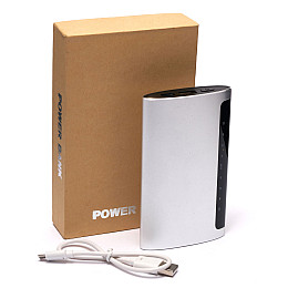 Портативний зарядний пристрій Wonder 18000mah сірий металік