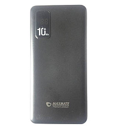 Повербанк Maxmate 10000mAh MMP10L с индикатором черный