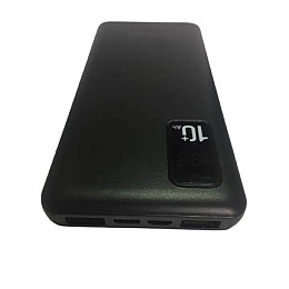 Повербанк Maxmate 10000mAh MMP10L з індикатором чорний