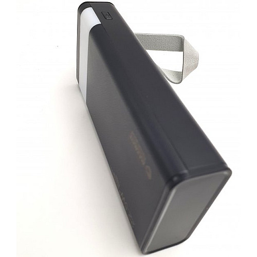 Повербанк turbo с LED фонариком Maxmate с быстрой зарядкой 20000mAh 2USB MMP20KP 22.5W черный