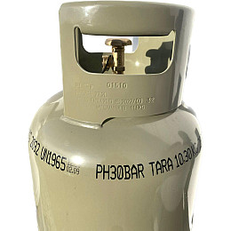 Газовий балон GZWM GagoGas 27 л з верхнім вентилем + редуктор + Газовий Шланг 1 м