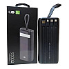 Внешний аккумулятор Power Bank King Power KP30 LCD LED Фонарик 30000 mAh Black (3_02402)