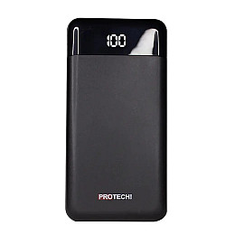 Внешний аккумулятор Power Bank ProTech B-06 LCD LED Фонарик 30000 mAh Black (3_02405)