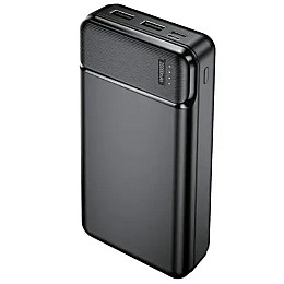 Внешний аккумулятор Power Bank Maxlife MX-20 2xUSB Type-C 20000 mAh Black (3_02477)